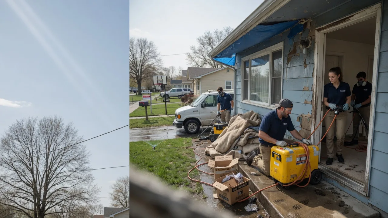 Basement Flood Cleanup in West Salem, IL near me